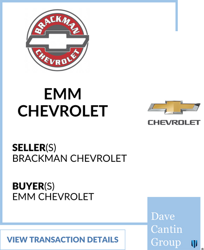 Brackman Chevrolet | Dave Cantin Group